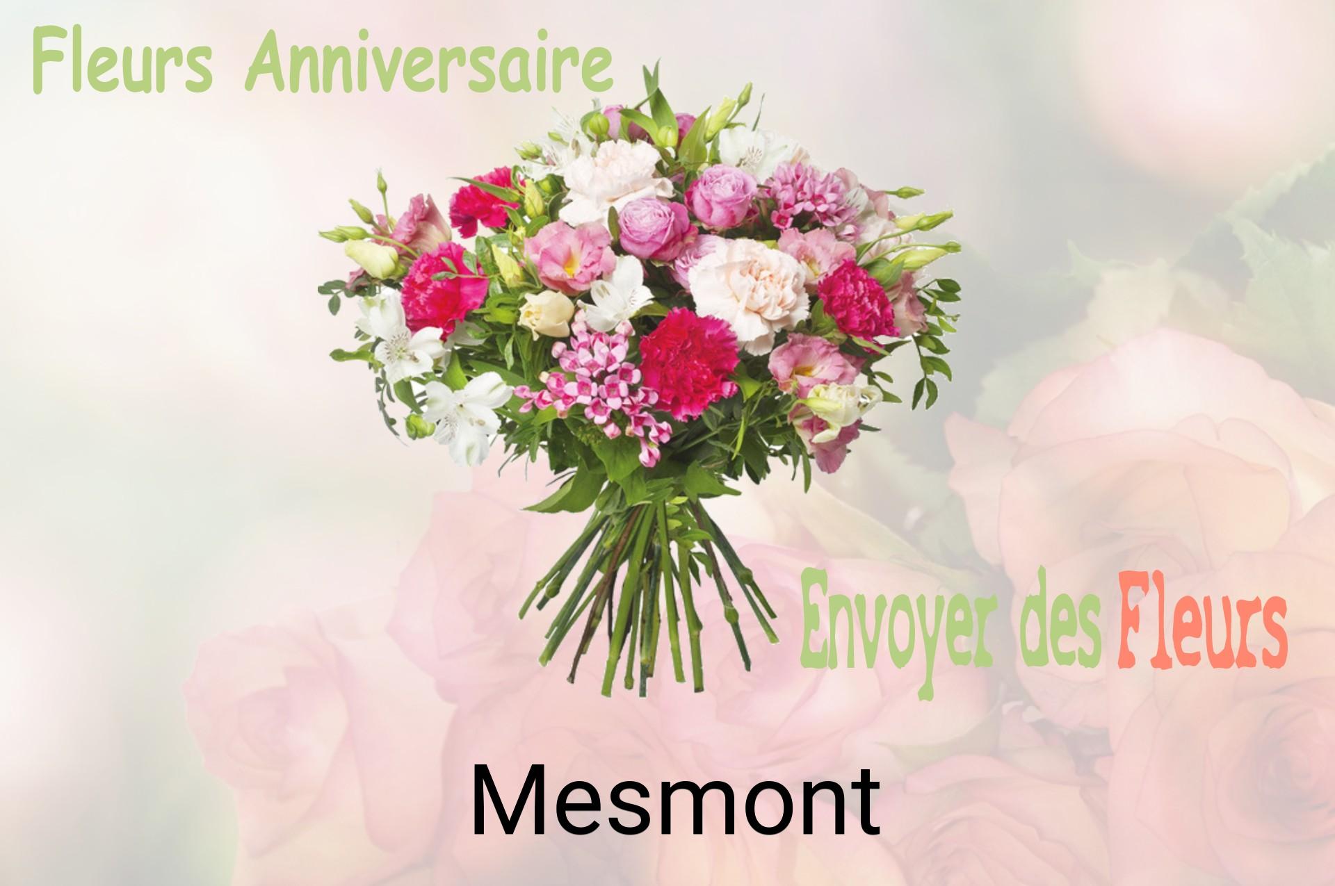 Bouquet de fleurs d’anniversaire livré à Mesmont